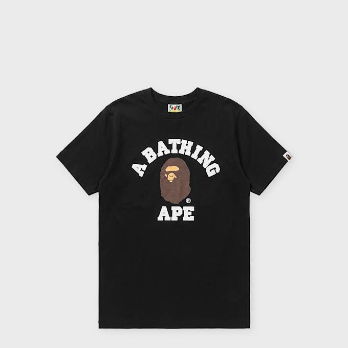 A Bathing Ape College Tee white schwarz 104934 1