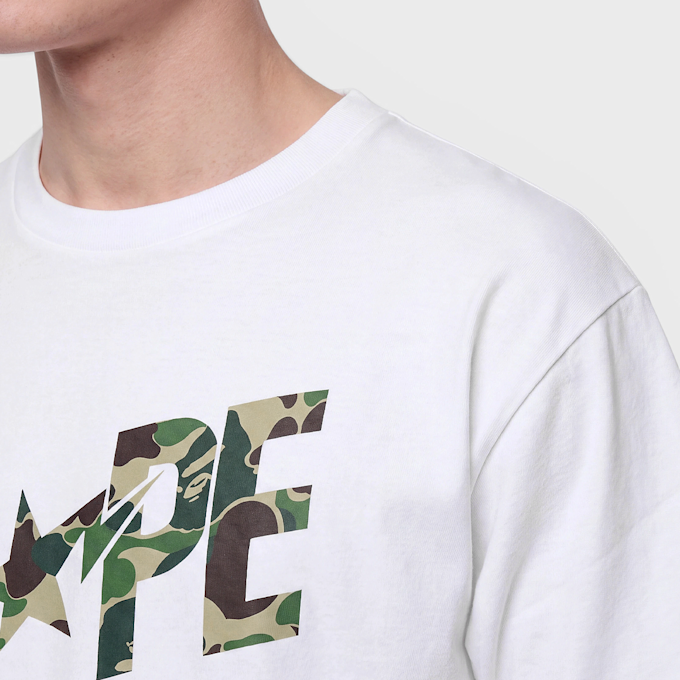 A Bathing Ape ABC Camo Bape Sta Tee white 104945 4