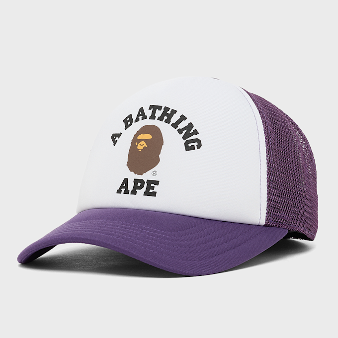 A Bathing Ape College Mesh Cap purple 104992 1