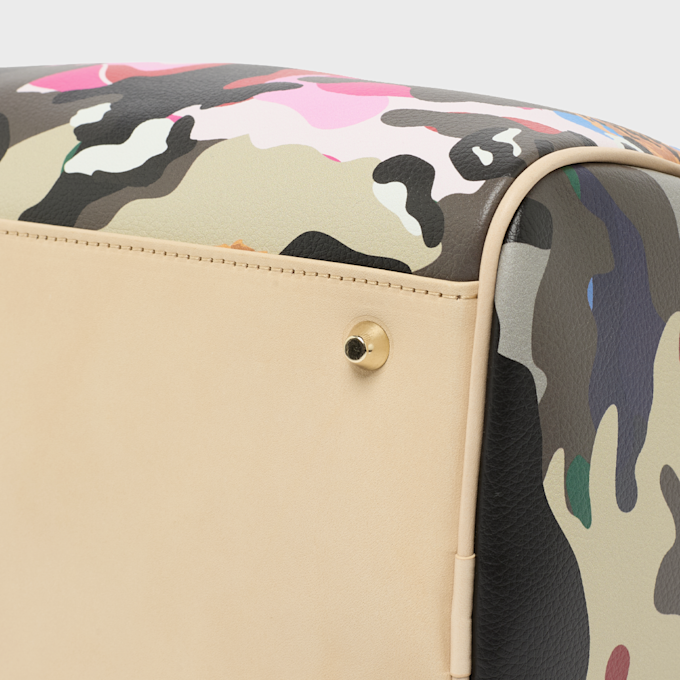 A Bathing Ape Hybrid Camo Medium Boston Bag multicolor 105035 6
