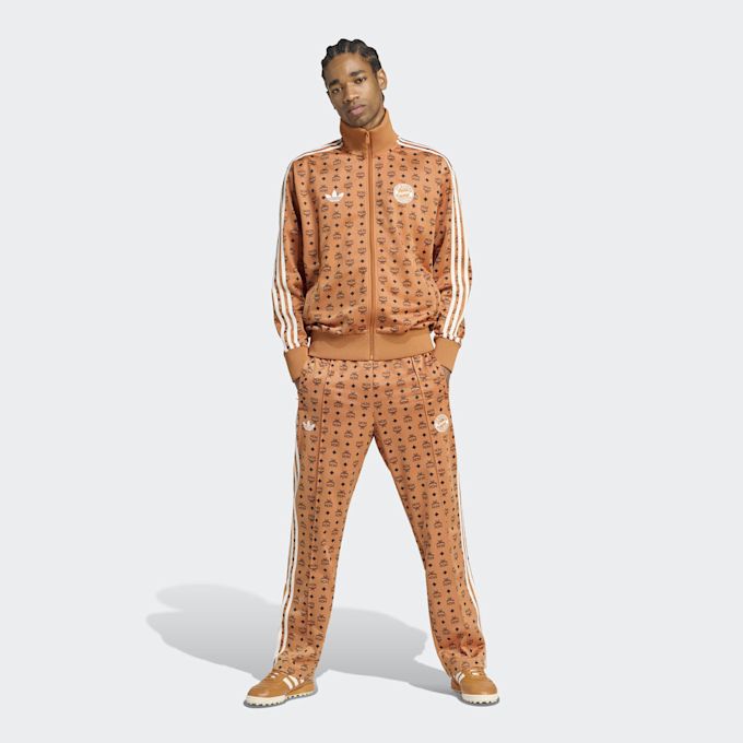 adidas Originals x FC Bayern Munich x MCM Tracksuit Pants Orange 105175 2