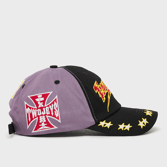 TwoJeys&nbsp; Embroidered Purple Dad Cap noir 105882 3