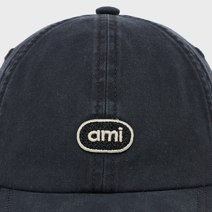 AMI PARIS Ami Patch Embroidery Cap Schwarz 106025 4