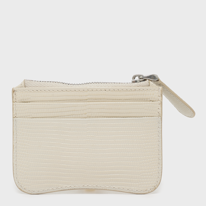 AMI PARIS Paris Zipped Card Holder Beige 106035 2
