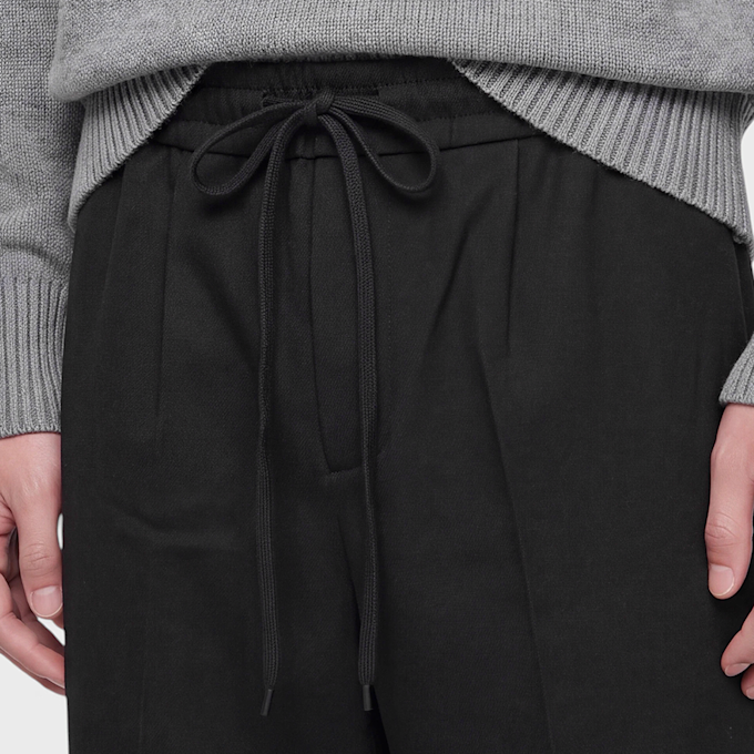 AMI PARIS Elasticated Trousers black 106053 4