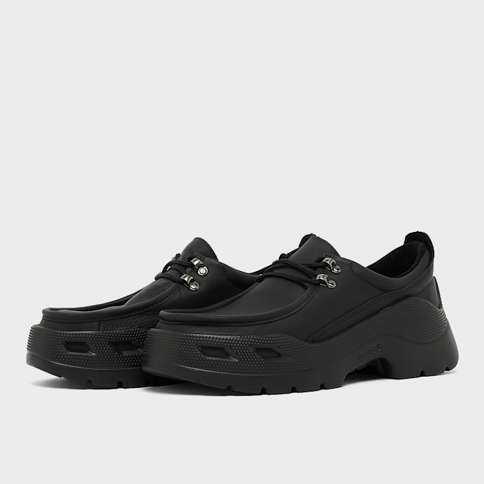 Crocs Gallery Leather Shoe Schwarz 106231 1