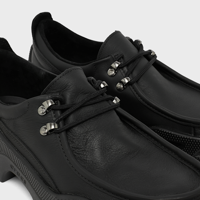 Crocs Gallery Leather Shoe Schwarz 106231 6