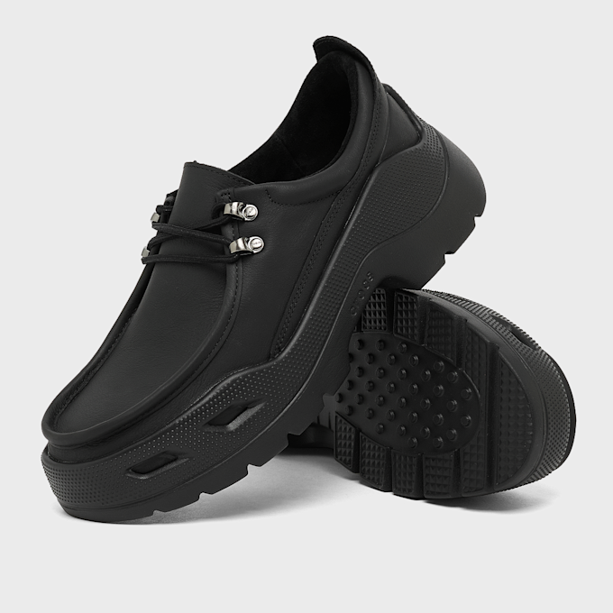 Crocs Gallery Leather Shoe Schwarz 106231 7