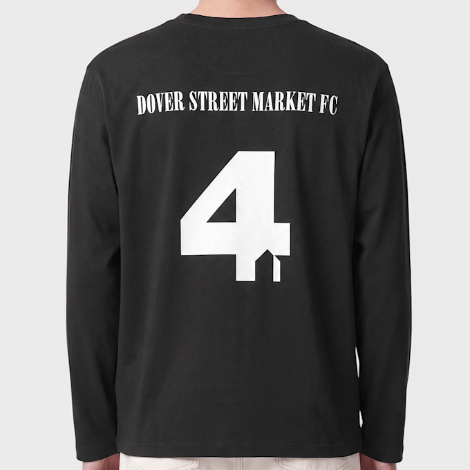 DSM Kei Ninomiya Unisex Football Back Print Longsleeve Tee Knit black Undefined Color 106795 3