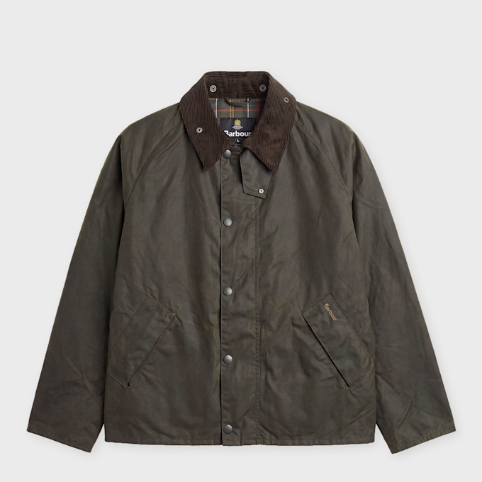 Barbour Barbour OS Transport Wax Jacket olive Undefined Color 107324 1