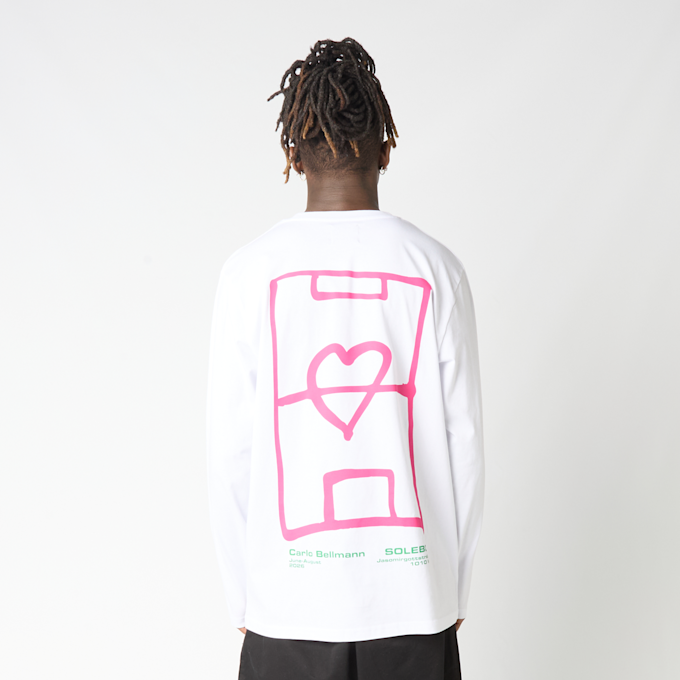 solebox Carlo Bellmann Rasenkunst Longsleeve wit 107483 3