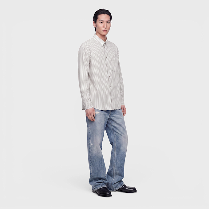 Wood Wood Adam Shirt grey 125999 2