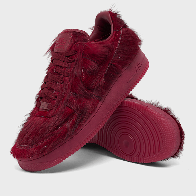 Nike Air Force 1 Low Pony Hair “Team Red” Rot 140053 7
