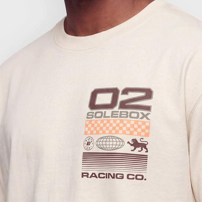 solebox Racing Longsleeve Typo Beige 140570 4