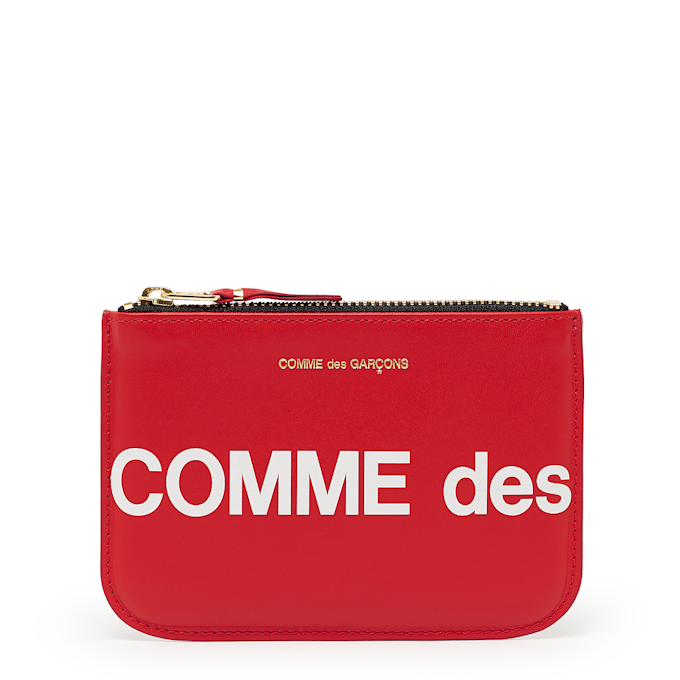 Comme des Garcons Wallet Huge Logo red 53186 1