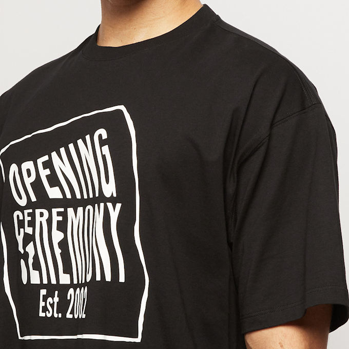 Opening Ceremony&nbsp; Warped Logo Regular T-Shirt noir 59770 5