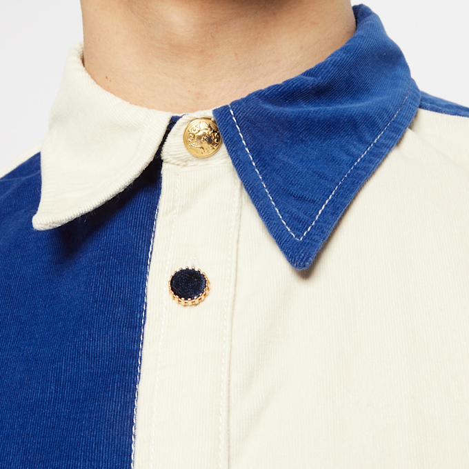 Wales Bonner&nbsp; MONTEGO COLOUR BLOCK SHIRT beige 60098 6