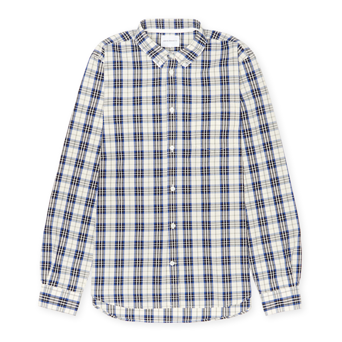 Norse Projects&nbsp; Osvald BD Light Check beige 60938 1