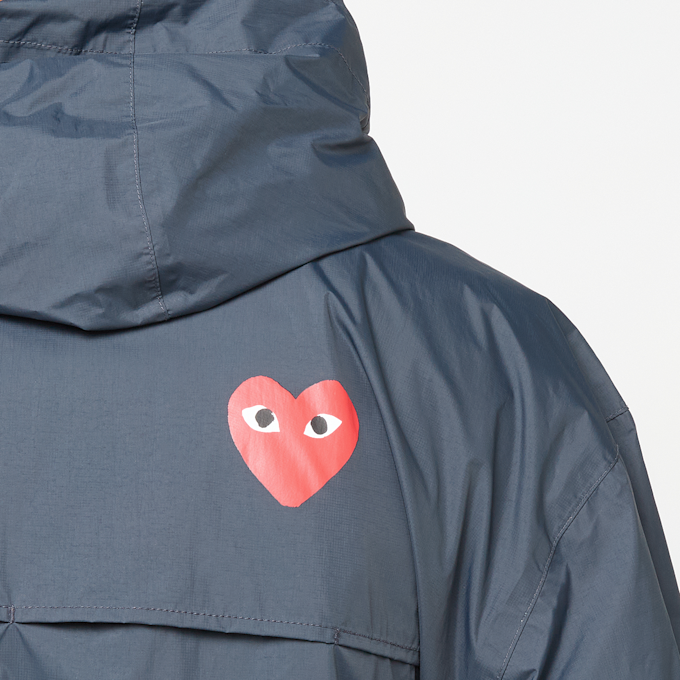 Comme des Garcons Play K-Way Jacket Full Zip Blau 71588 4