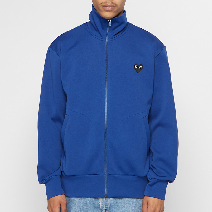 Comme des Garcons Play Play Sweatshirt Big Heart blue 73063 2