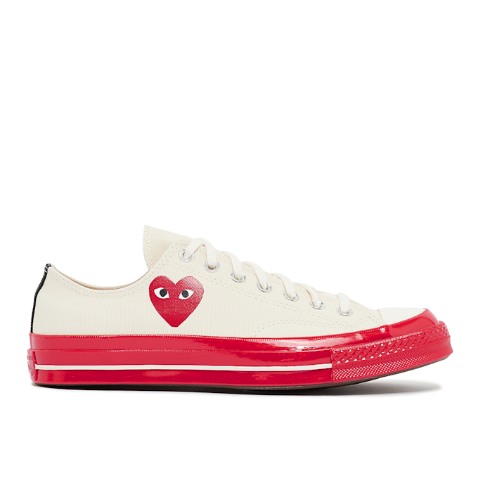 Comme des Garcons Play&nbsp; Red Sole Chuck Taylor 70 Low Top beige 74129 2