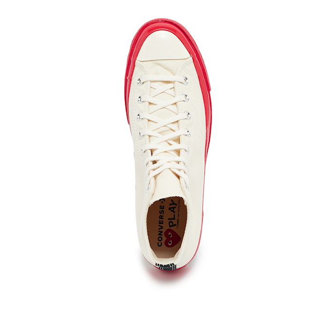 Comme des Garcons Play&nbsp; Red Sole Chuck Taylor 70 Hi Top beige 74130 4