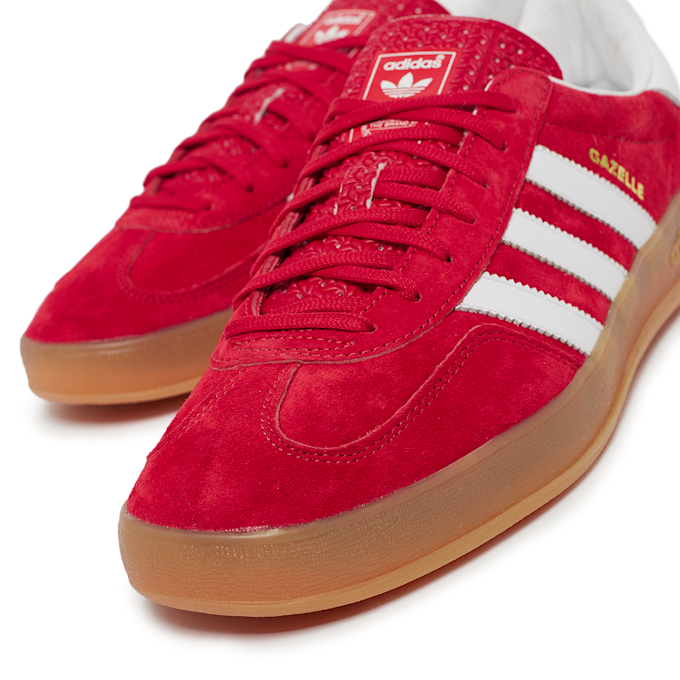 adidas Originals Gazelle Indoor Sneaker Red 74228 5