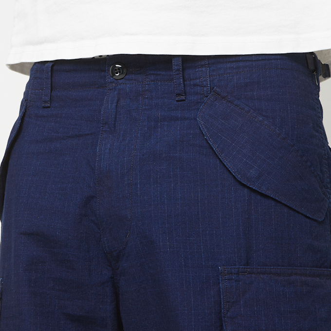 Beams Plus MIL 6Pocket Indigo Rip Stop blauw 82886 5