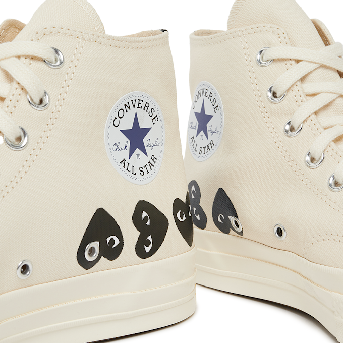 Comme des Garcons Play&nbsp; Multi Heart Chuck Taylor All Star '70 High beige 83189 6