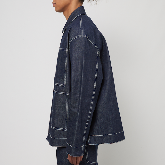 Sunnei Raw Denim Reversible 4 Pockets Jacket blauw 83613 3