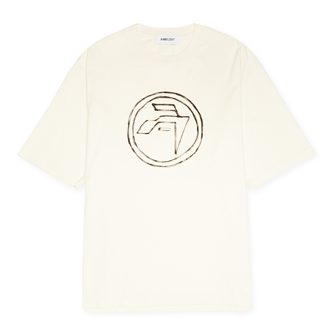 Ambush&nbsp; Hand Drawn Emblem T-Shirt beige 84011 1