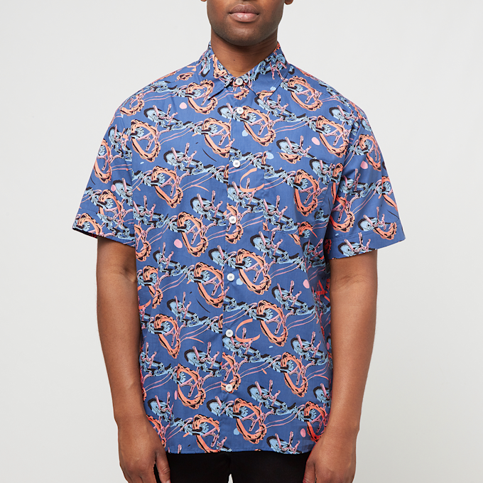 A.P.C. Ross Short Sleeve Shirt bleu 84086 2