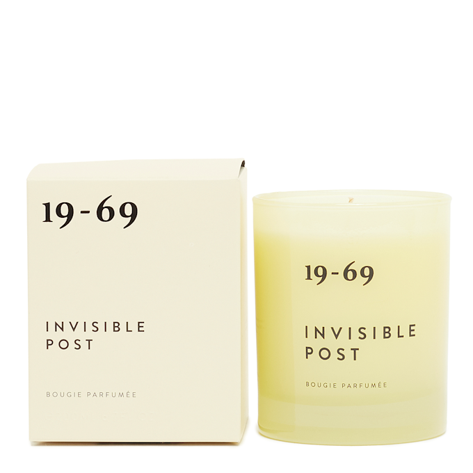 19-69 Invisible Post scented Candle 200ml Gelb 88201 1