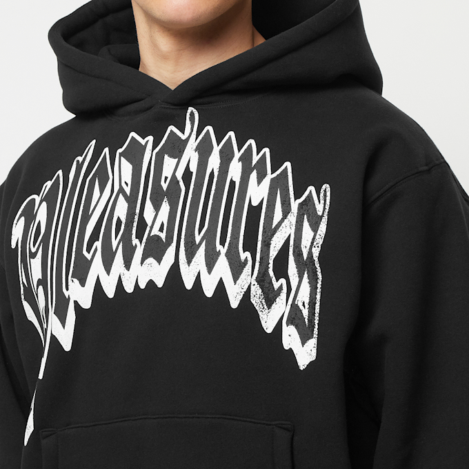 Pleasures Twitch Hoodie black 89618 5