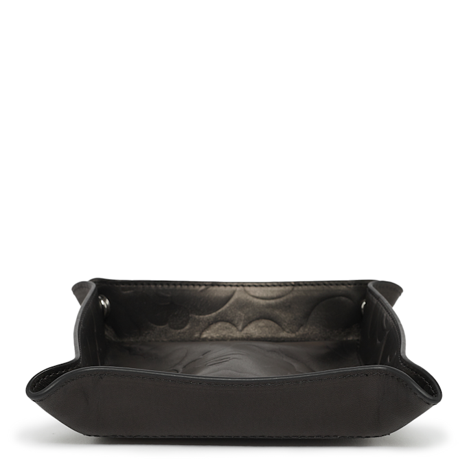 A Bathing Ape Embossed Leather Tray M M zwart 90806 2
