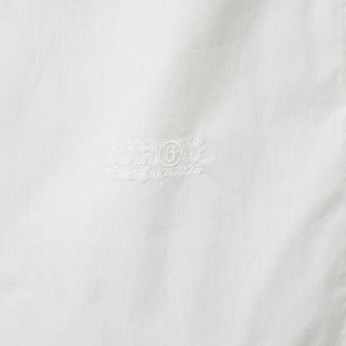 MM6 Maison Margiela&nbsp; Long-Sleeved Shirt blanc 90333 6