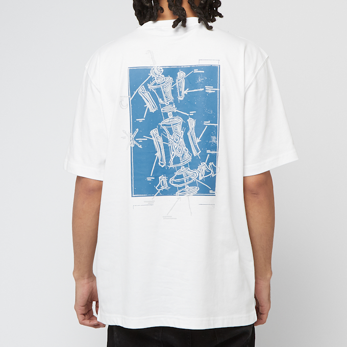 Daily Paper&nbsp; Blueprint T-Shirt blanc 90053 4
