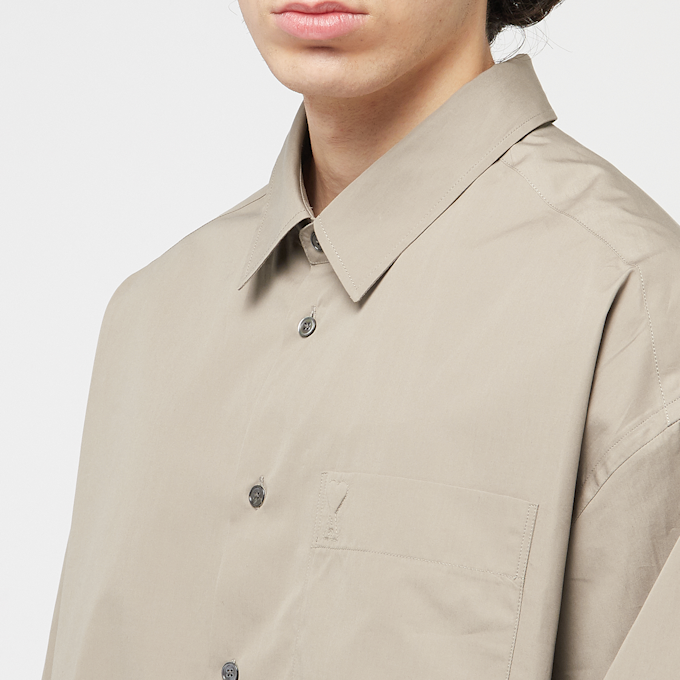 AMI PARIS&nbsp; Ami De Coeur Boxy Fit Shirt beige 88641 5