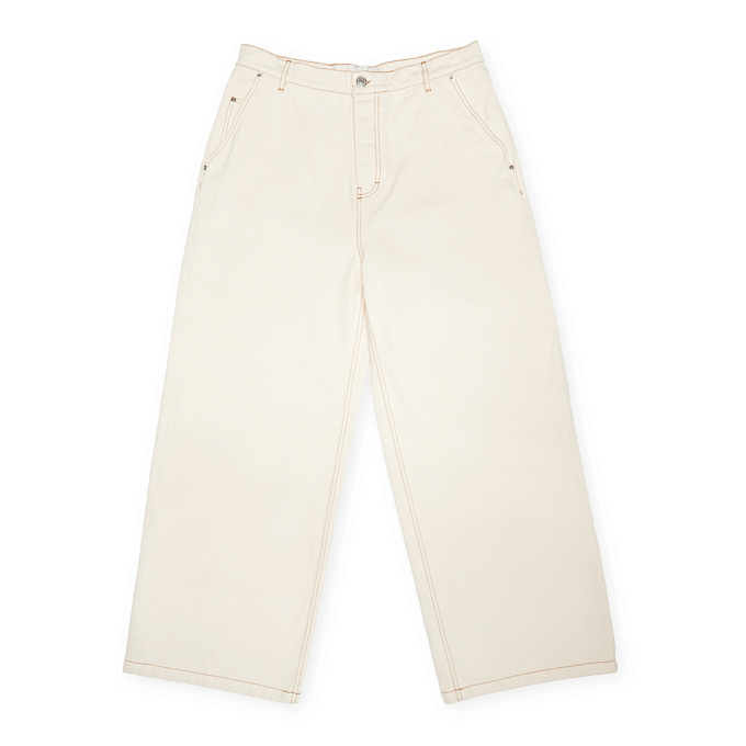 AMI PARIS Wide Fit Jeans beige 87249 1