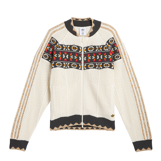 adidas Originals x Clot Superstar Knit Zipped Track Top beige 86351 1
