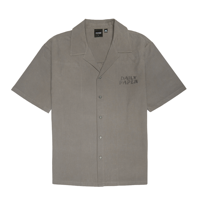 Daily Paper Chain Stitch Shortsleeve Shirt grey 90614 1