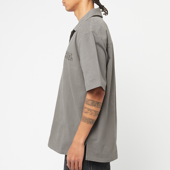 Daily Paper Chain Stitch Shortsleeve Shirt gris 90614 3