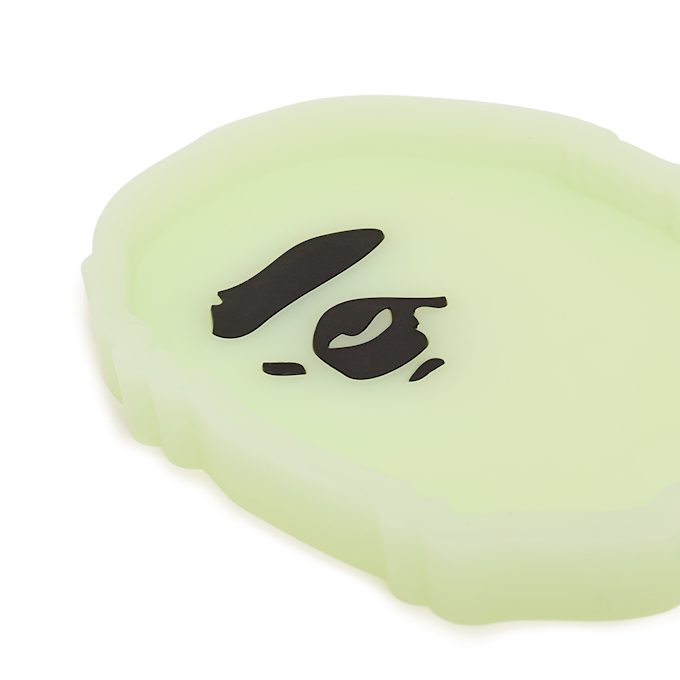 A Bathing Ape Ape Head Glow In The Dark Tray M green 90427 2
