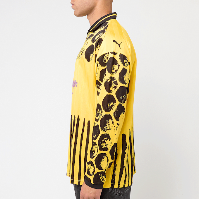 PUMA x KidSuper Borussia Dortmund (BVB) Longsleeve Retro Shirt yellow 90087 3