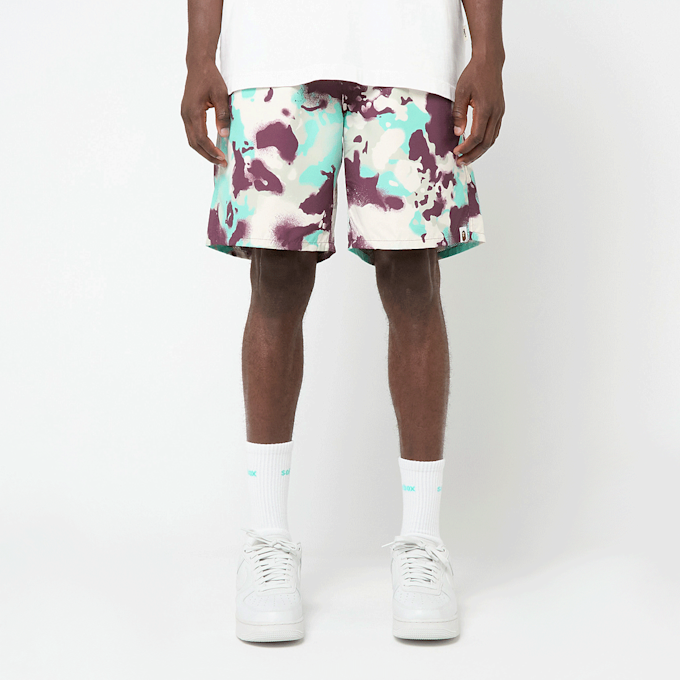 A Bathing Ape&nbsp; Map Camo Regular Fit Beach Shorts multicolore 90431 2
