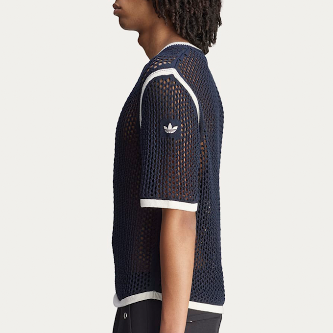 adidas Originals x Wales Bonner Wmns Knit Tee blauw 87814 3