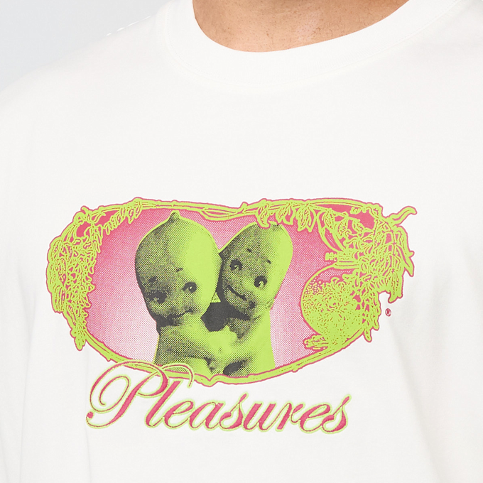 Pleasures&nbsp; Cutie Heavyweight Shirt blanc 89430 5
