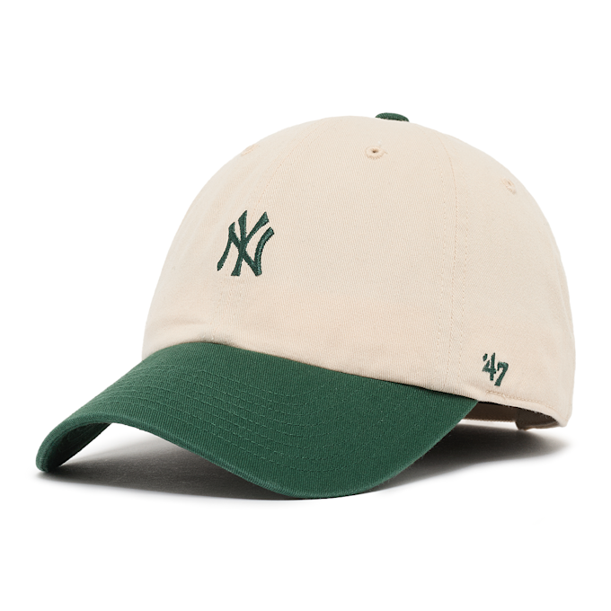 '47 MLB New York Yankees Base Runner Two Tone Clean Up Cap beige 90099 1