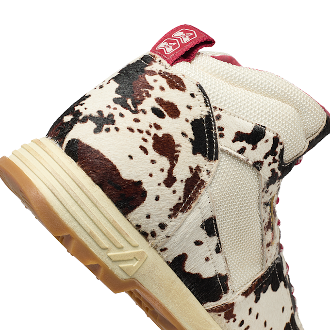 Autry Malga Mid Leather Cow Print beige 85737 7