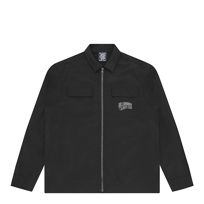 Billionaire Boys Club Arch Logo Nylon Overshirt black noir 88771 1